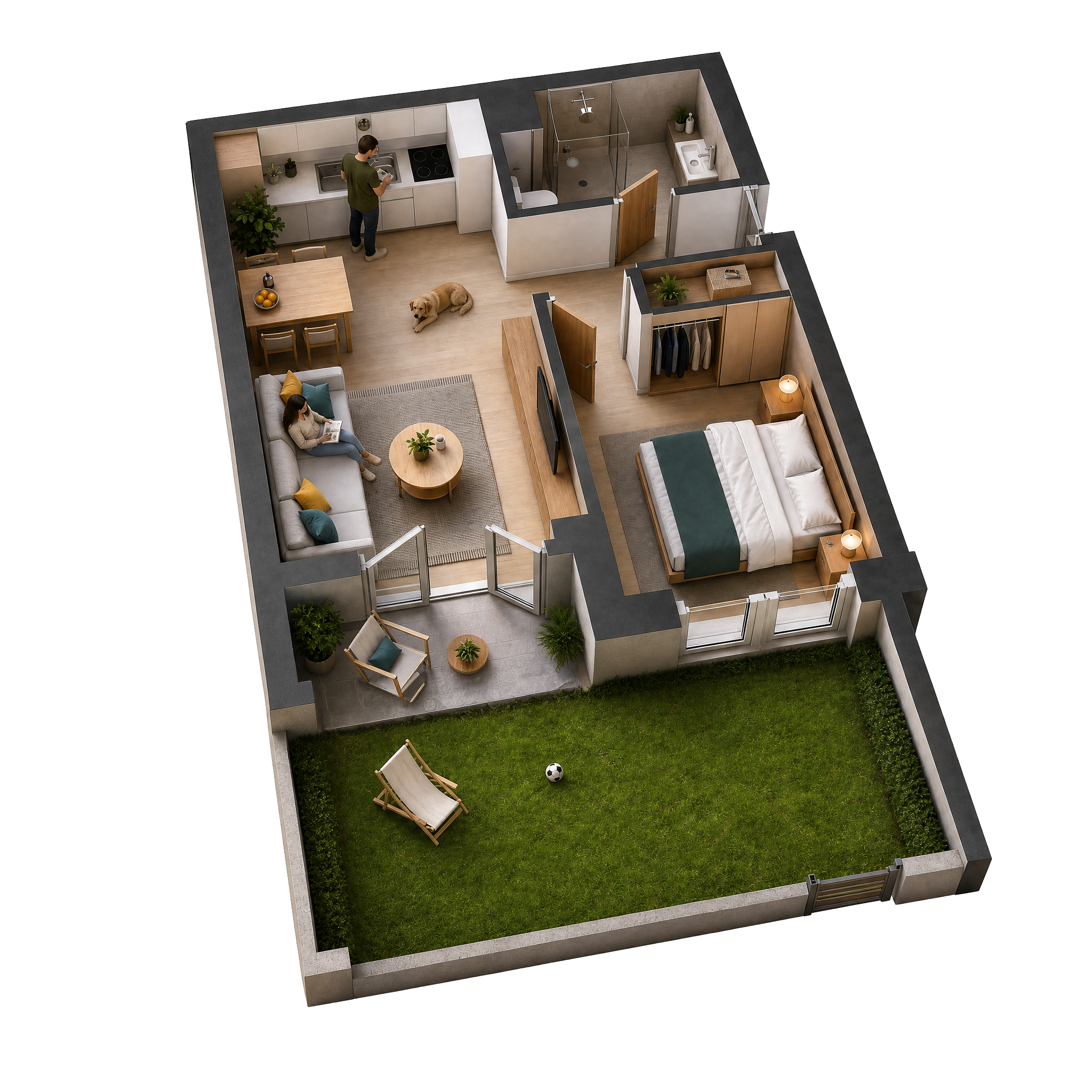 Apartment 3D Plan